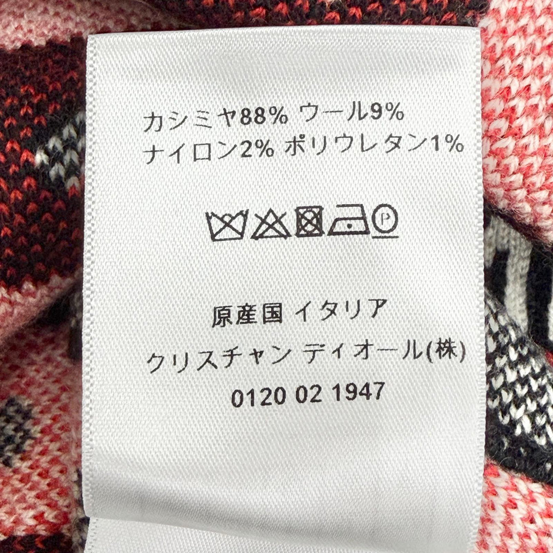 Pristine Christian Dior Shorts Checkerboard heart logo knit black 42 154P17AM013