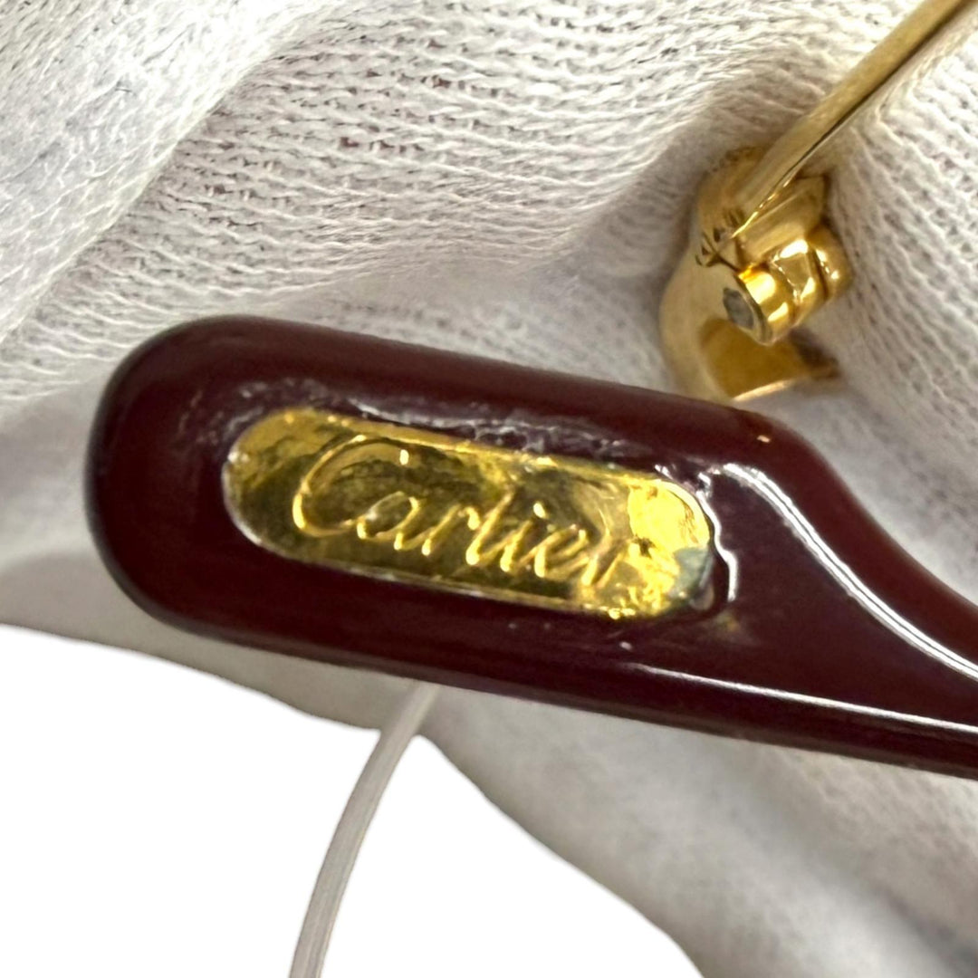 Great Cartier Glasses Trinity Half Rim gold mens