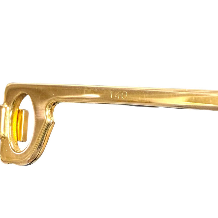 Very Good Cartier Glasses Santos de Cartier Two-Bridge gold mens