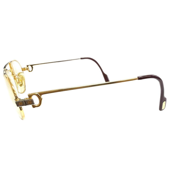 Very Good Cartier Glasses Santos de Cartier Two-Bridge gold mens
