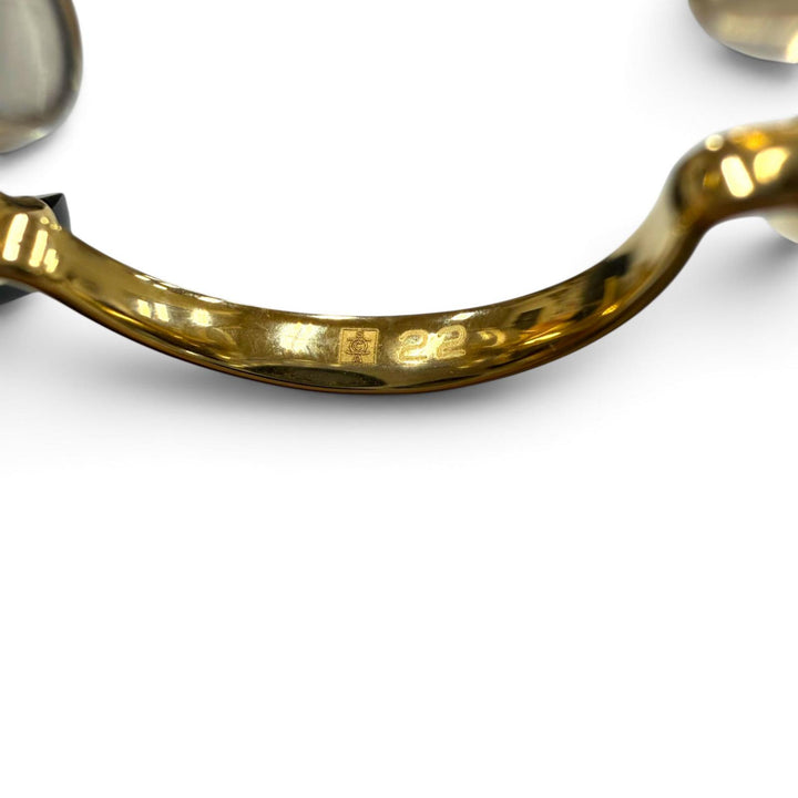 Great Cartier sunglasses 2C decor Rimless Two-Point Eyewear gold mens