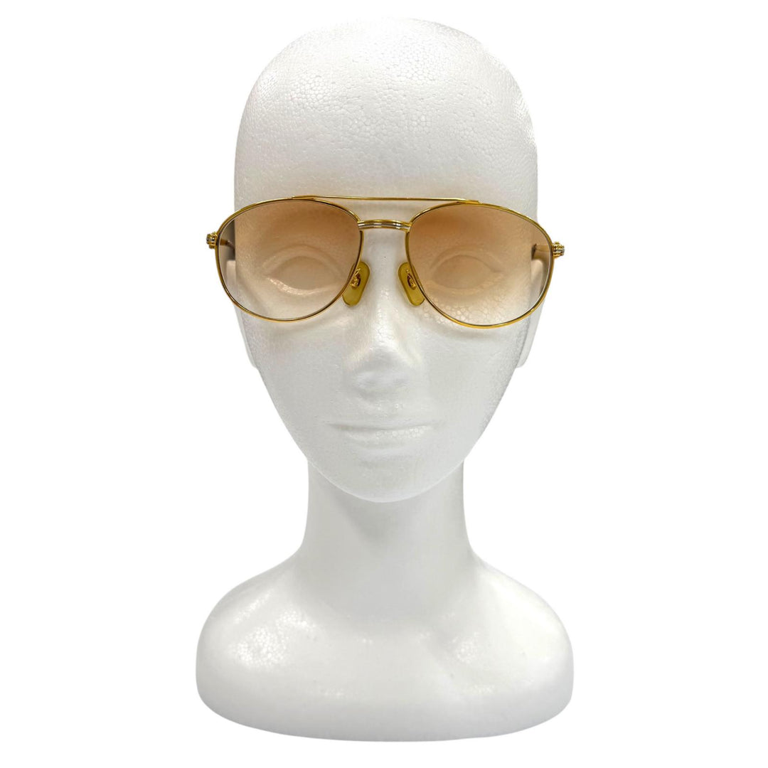 Very Good Cartier sunglasses Trinity gold mens