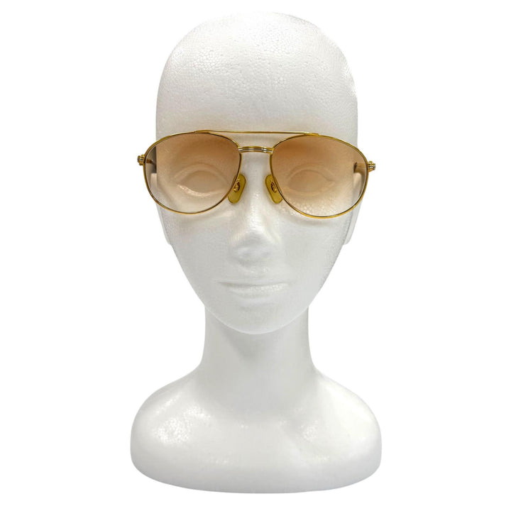 Very Good Cartier sunglasses Trinity gold mens