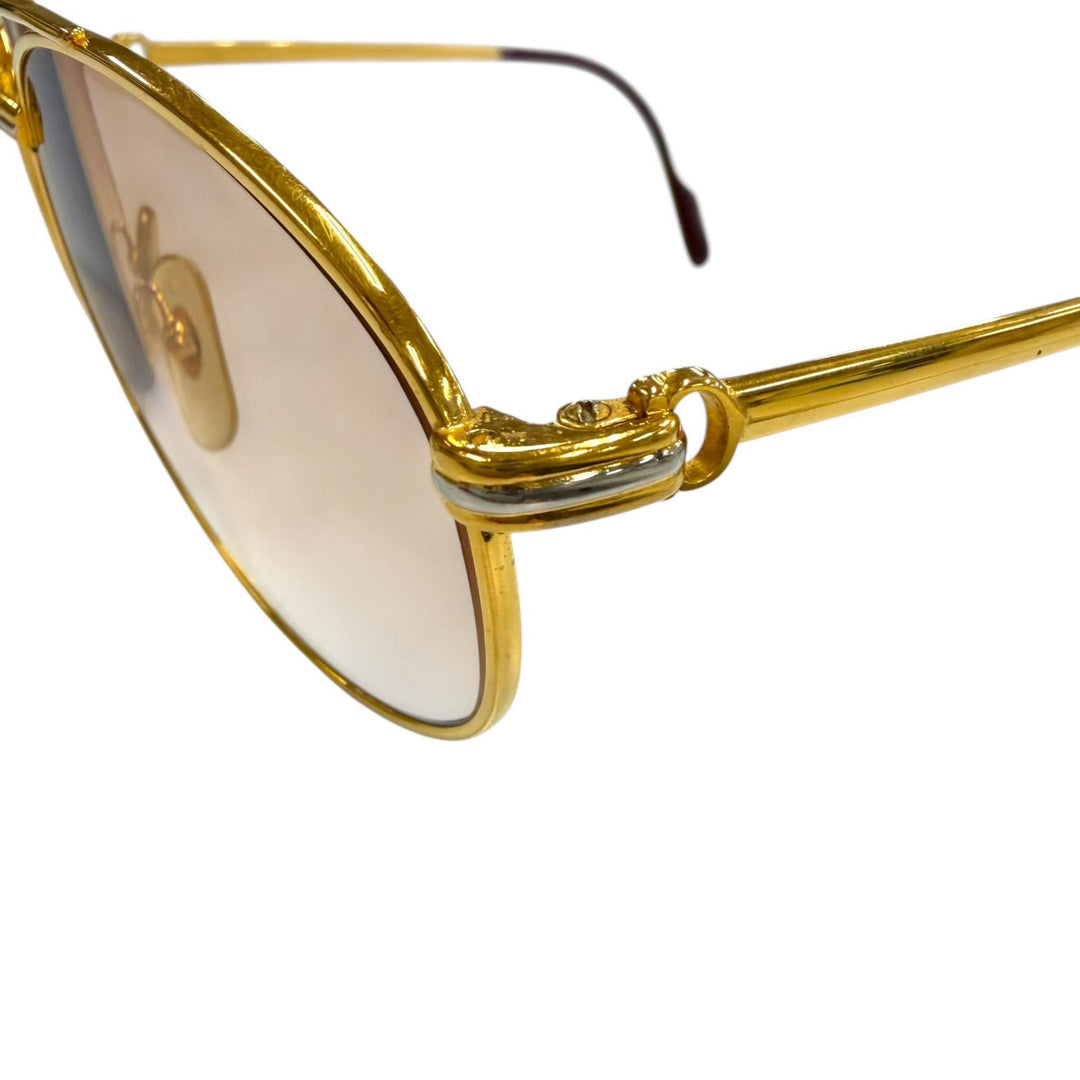 Very Good Cartier sunglasses Trinity gold mens