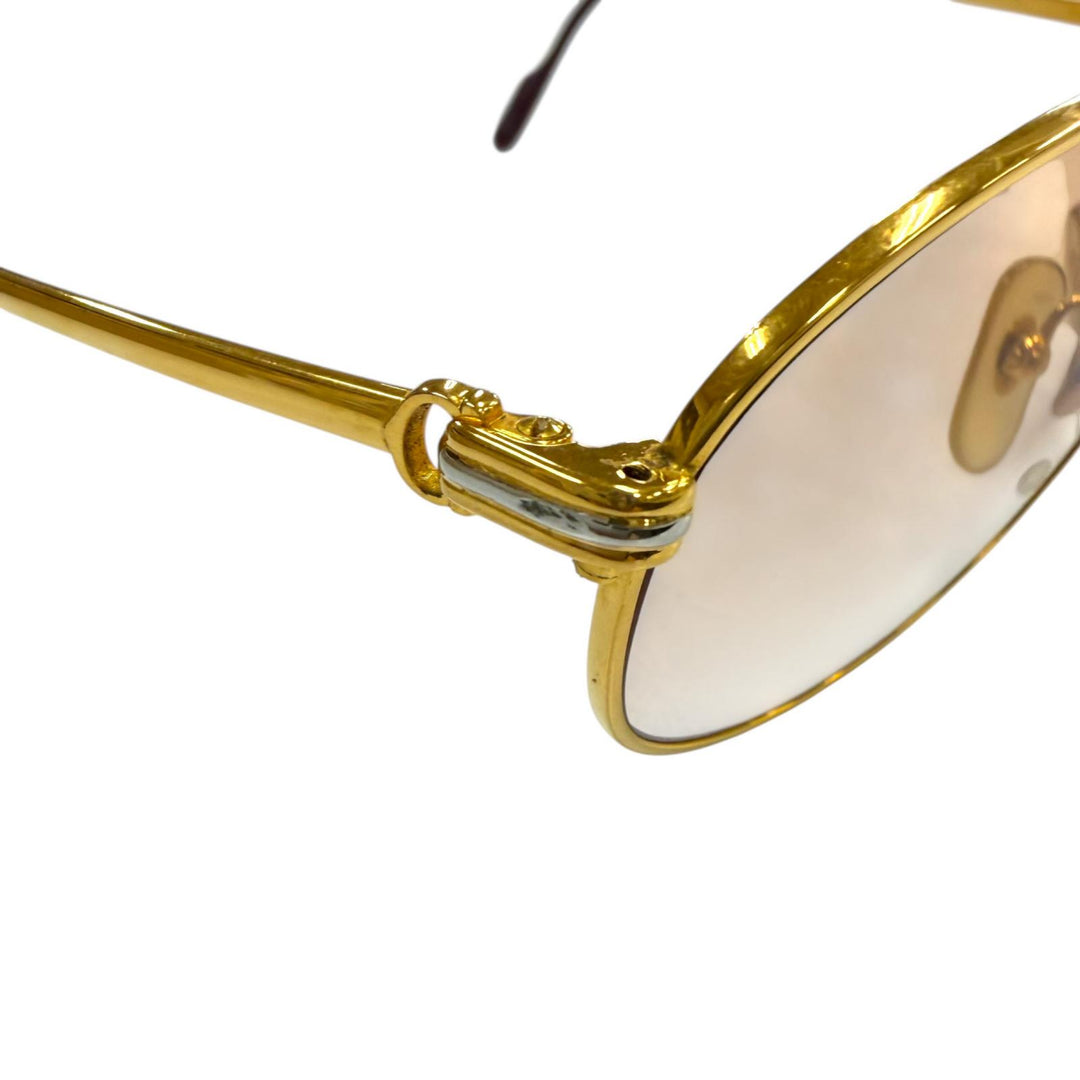 Very Good Cartier sunglasses Trinity gold mens
