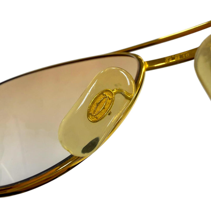 Very Good Cartier sunglasses Trinity gold mens