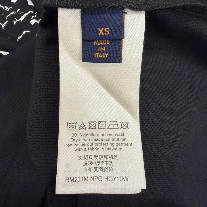 Pristine LOUIS VUITTON Short sleeve T-shirt LV Concert Inside Out black