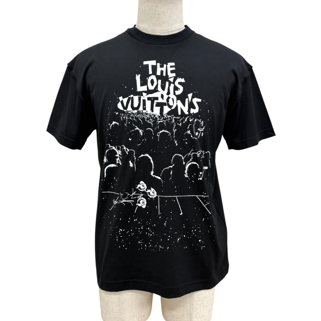 Pristine LOUIS VUITTON Short sleeve T-shirt LV Concert Inside Out black