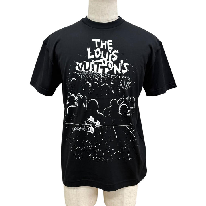Pristine LOUIS VUITTON Short sleeve T-shirt LV Concert Inside Out black
