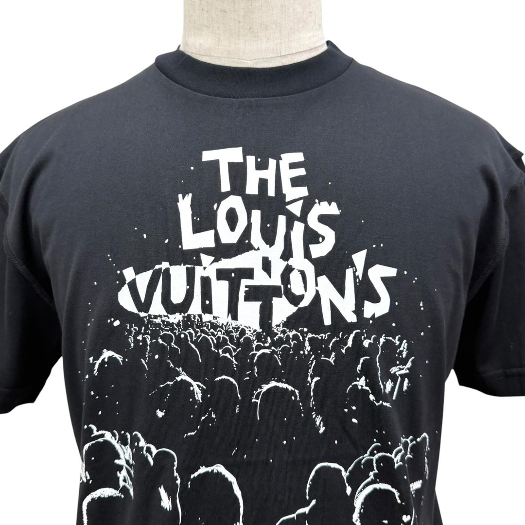 Pristine LOUIS VUITTON Short sleeve T-shirt LV Concert Inside Out black