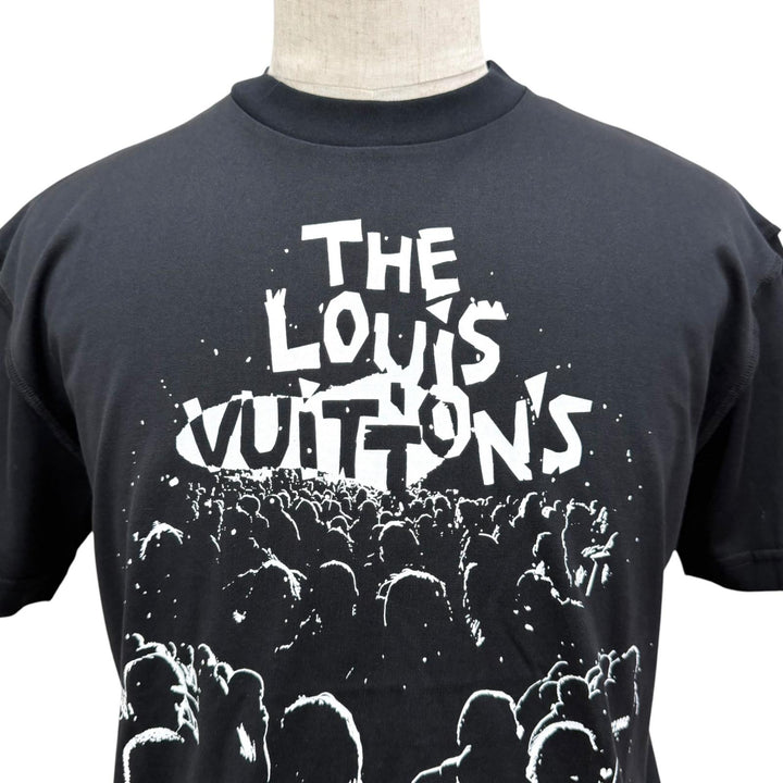 Pristine LOUIS VUITTON Short sleeve T-shirt LV Concert Inside Out black