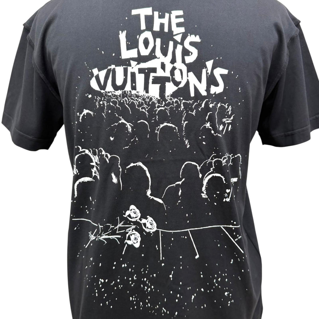 Pristine LOUIS VUITTON Short sleeve T-shirt LV Concert Inside Out black