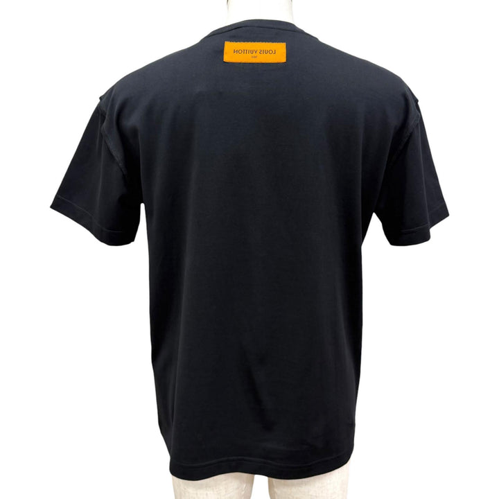 Pristine LOUIS VUITTON Short sleeve T-shirt LV Concert Inside Out black