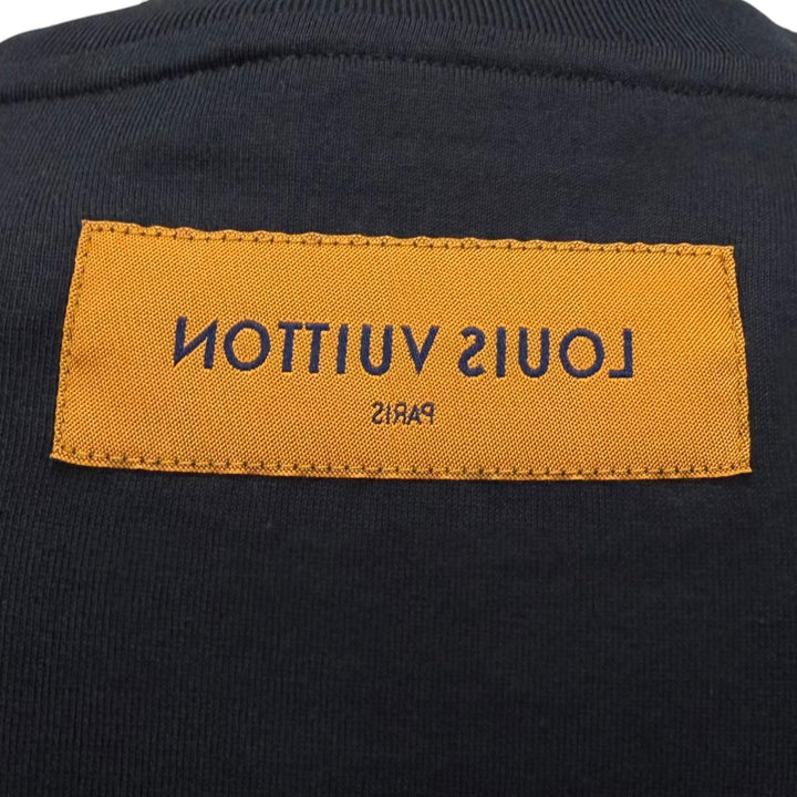 Pristine LOUIS VUITTON Short sleeve T-shirt LV Concert Inside Out black