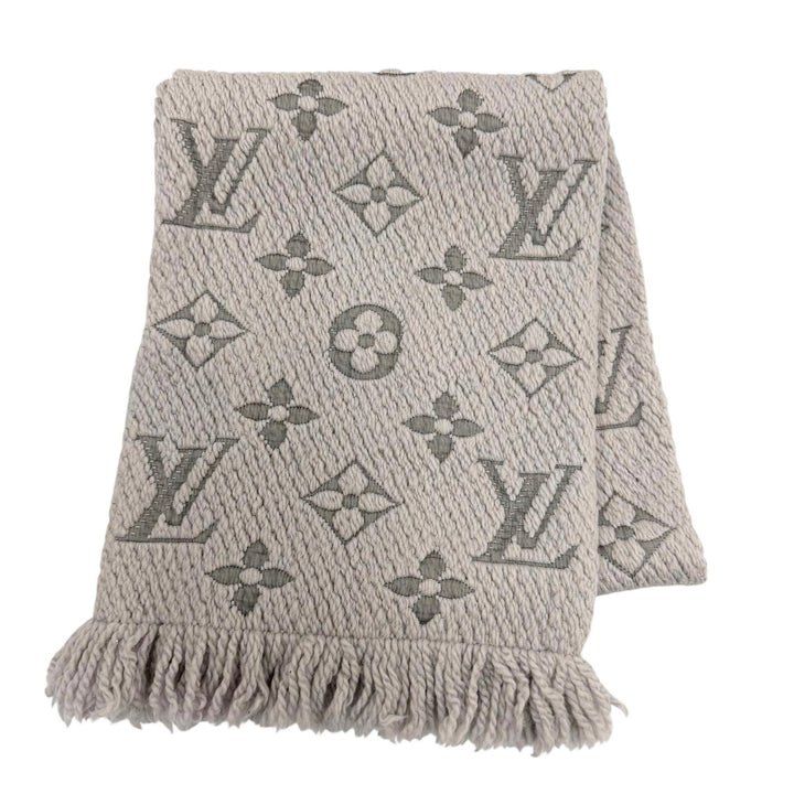 Great LOUIS VUITTON Scarf Esharp Logomania wool Women M74742