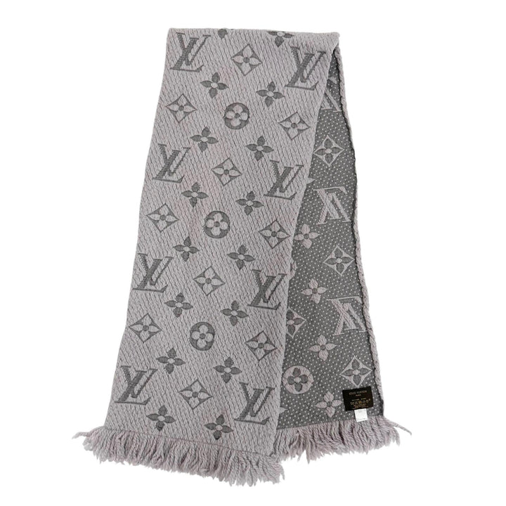 Great LOUIS VUITTON Scarf Esharp Logomania wool Women M74742