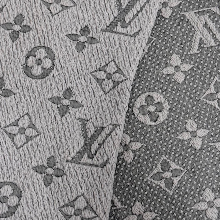 Great LOUIS VUITTON Scarf Esharp Logomania wool Women M74742