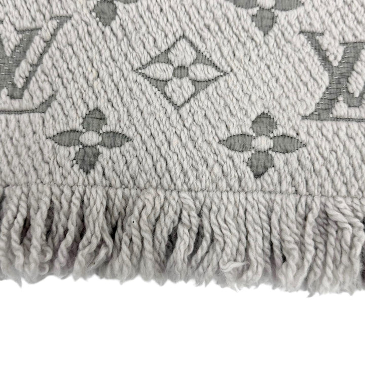 Great LOUIS VUITTON Scarf Esharp Logomania wool Women M74742