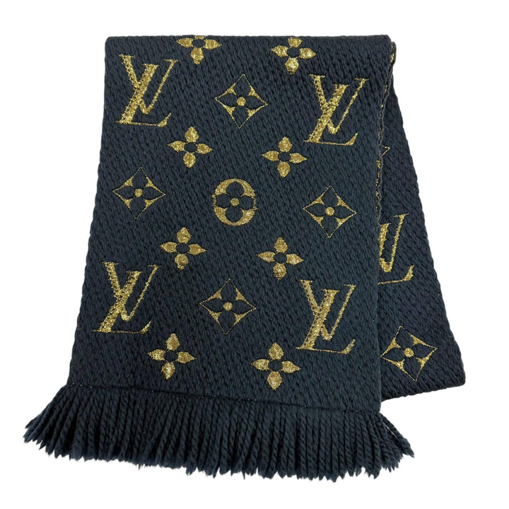 Great LOUIS VUITTON Scarf Escalp Logomania Shine wool Women M70815
