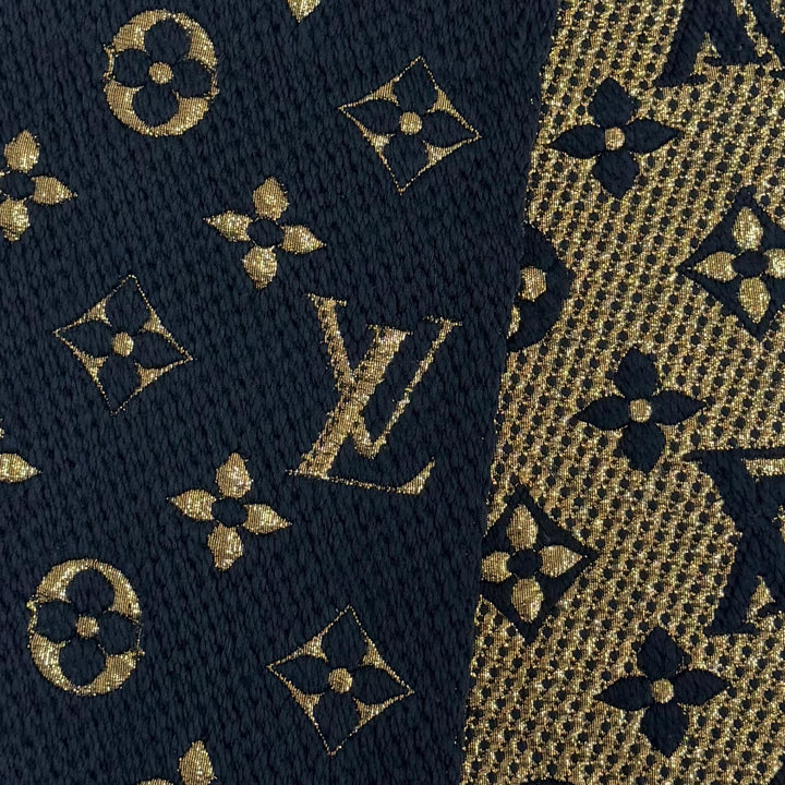 Great LOUIS VUITTON Scarf Escalp Logomania Shine wool Women M70815