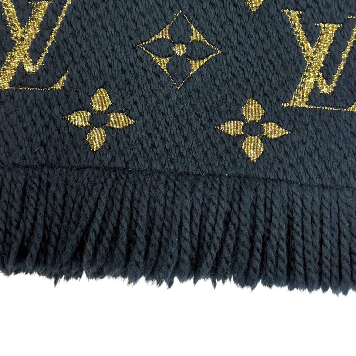 Great LOUIS VUITTON Scarf Escalp Logomania Shine wool Women M70815