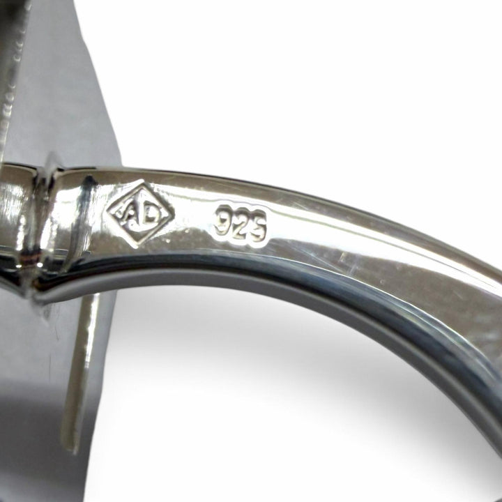 Excellent Dunhill Cufflinks cufflinks Square Circle Three-Piece Set Silver 925
