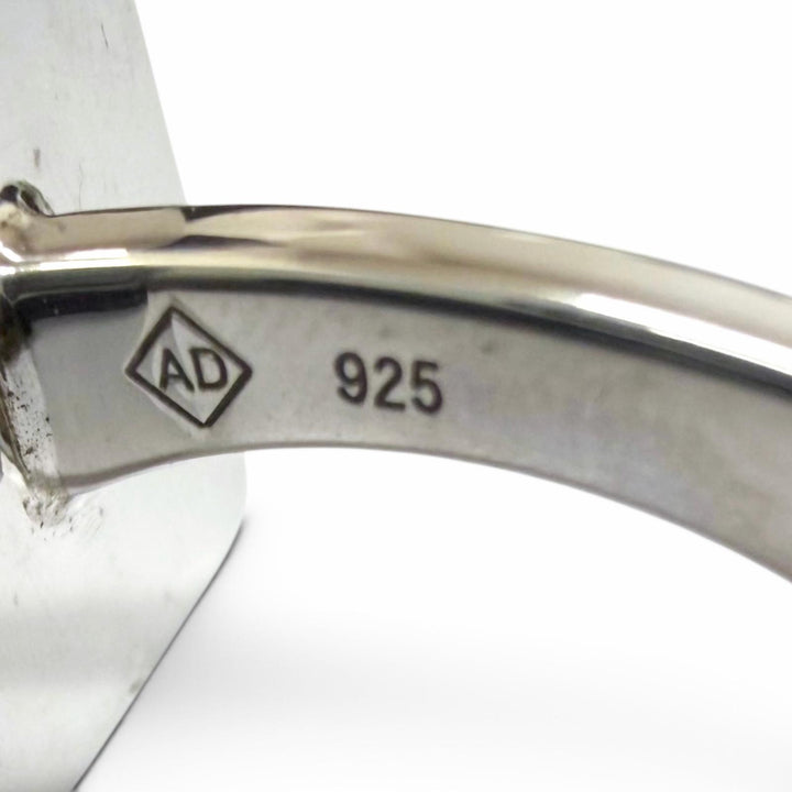 Excellent Dunhill Cufflinks cufflinks Square Circle Three-Piece Set Silver 925