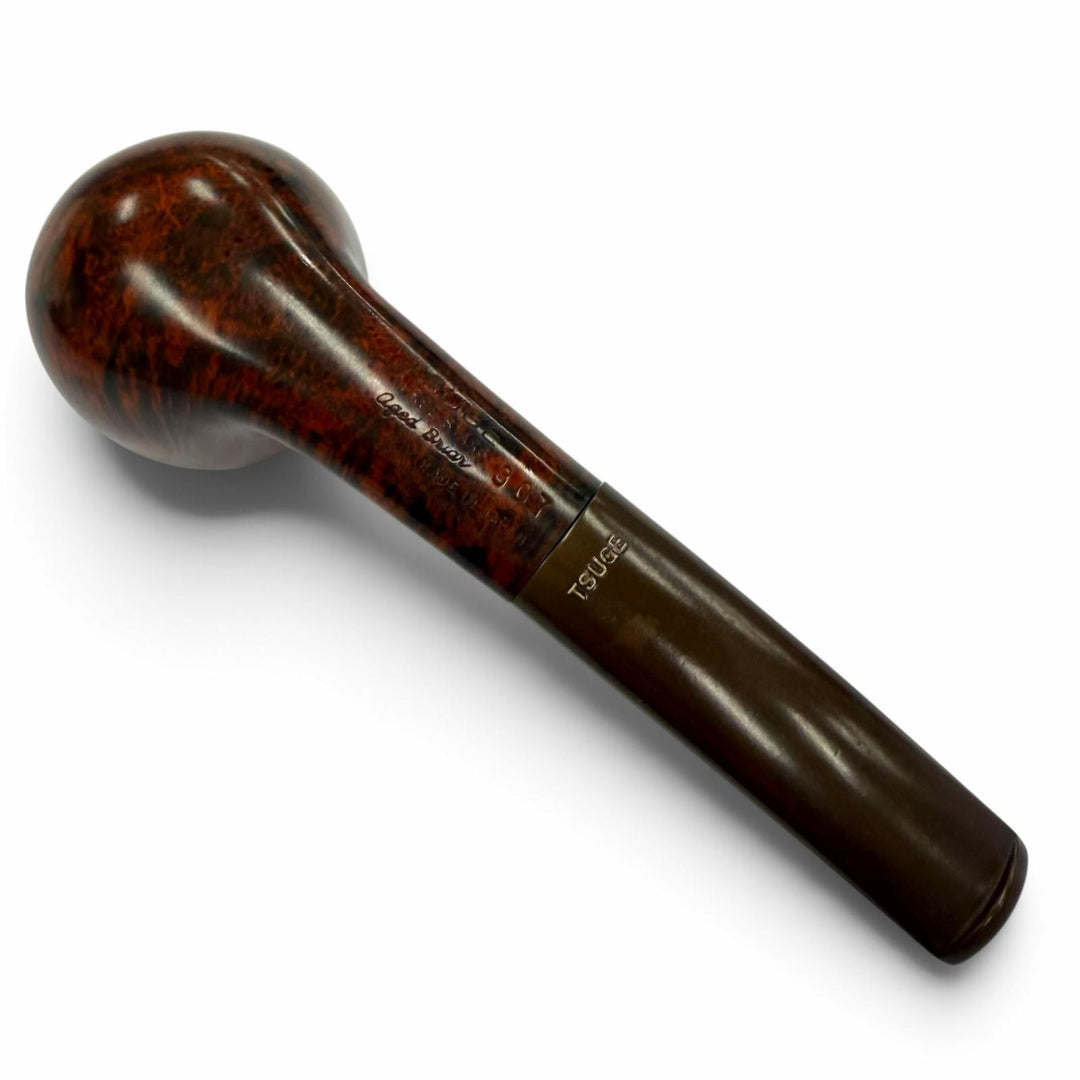 Great TSUGE pipe THREE STARS 307 Smoking accessories: Kiseru Dark orange Briar