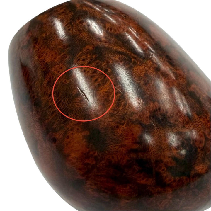 Great TSUGE pipe THREE STARS 307 Smoking accessories: Kiseru Dark orange Briar