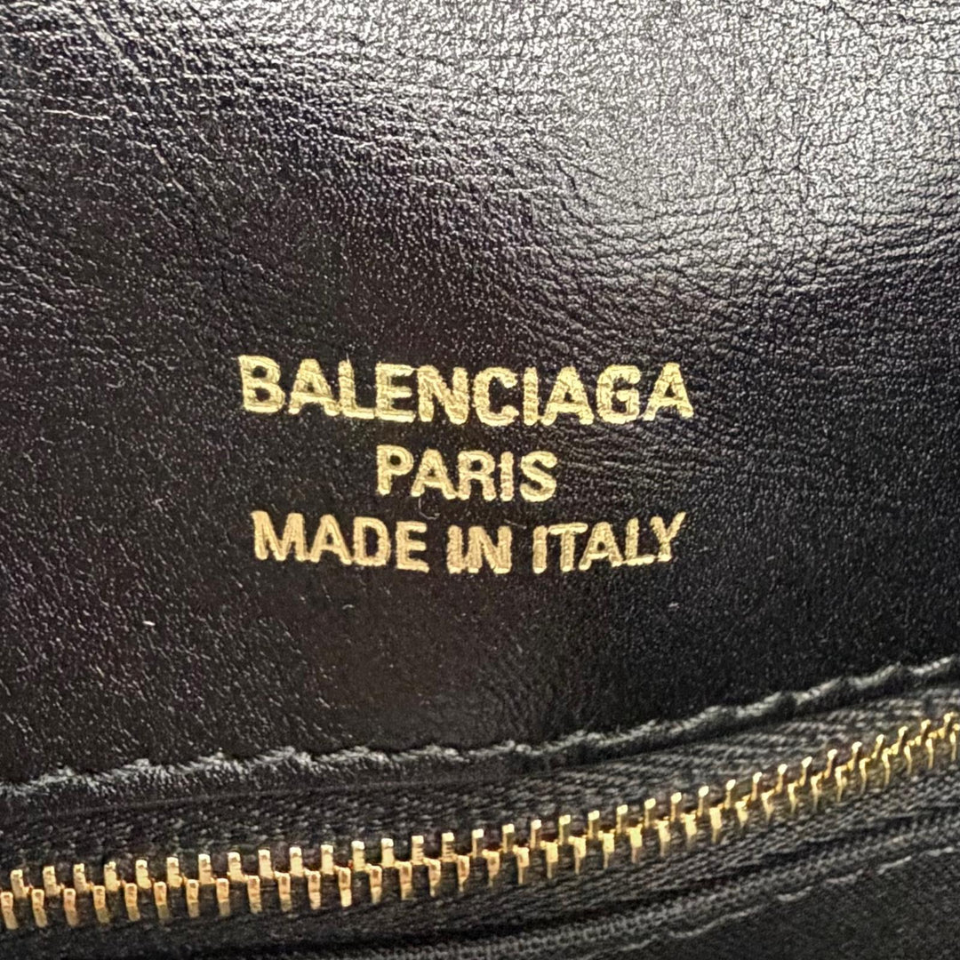 Excellent BALENCIAGA Shoulder Bag MONACO Sling bag with one handle black 787896