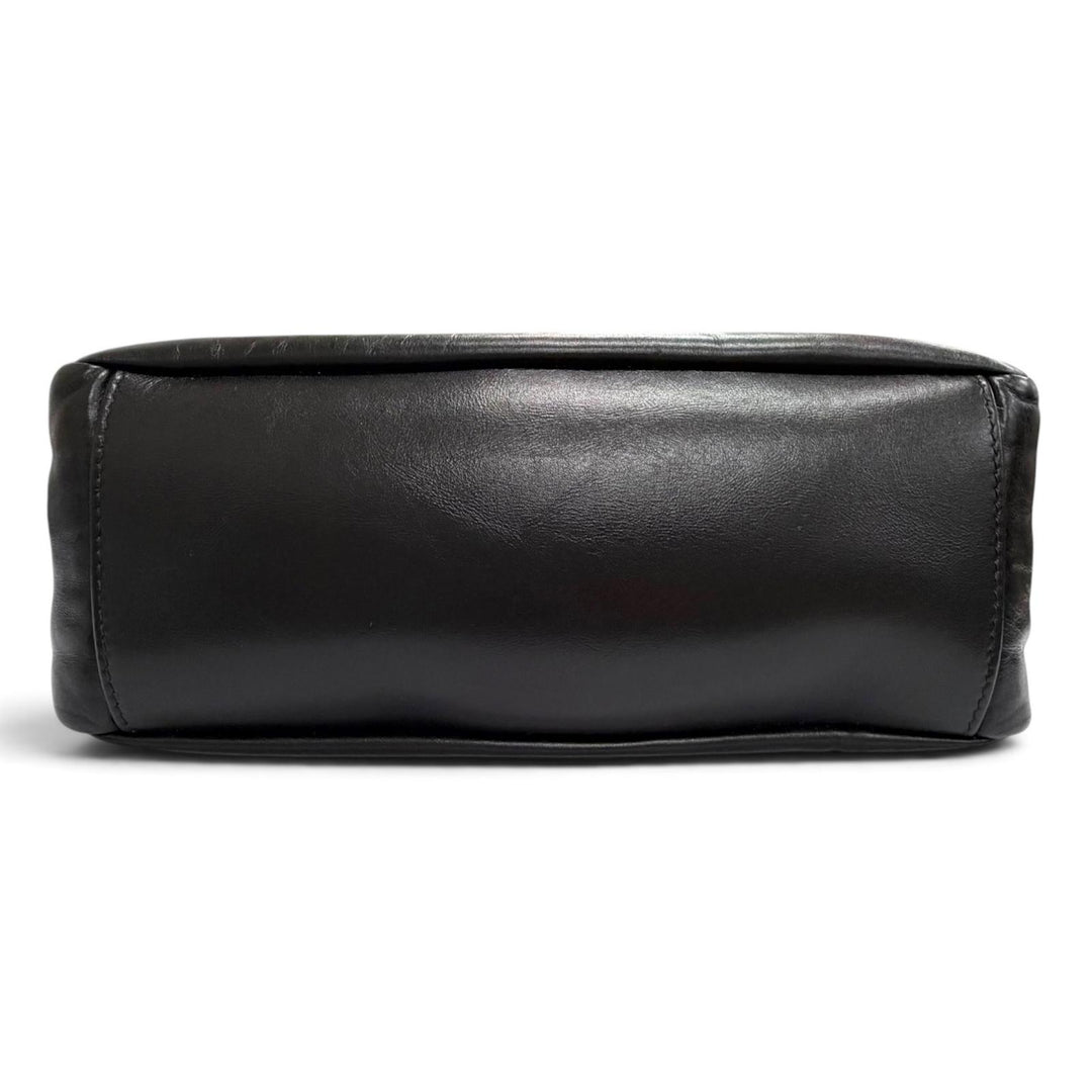 Excellent BALENCIAGA Shoulder Bag MONACO Sling bag with one handle black 787896
