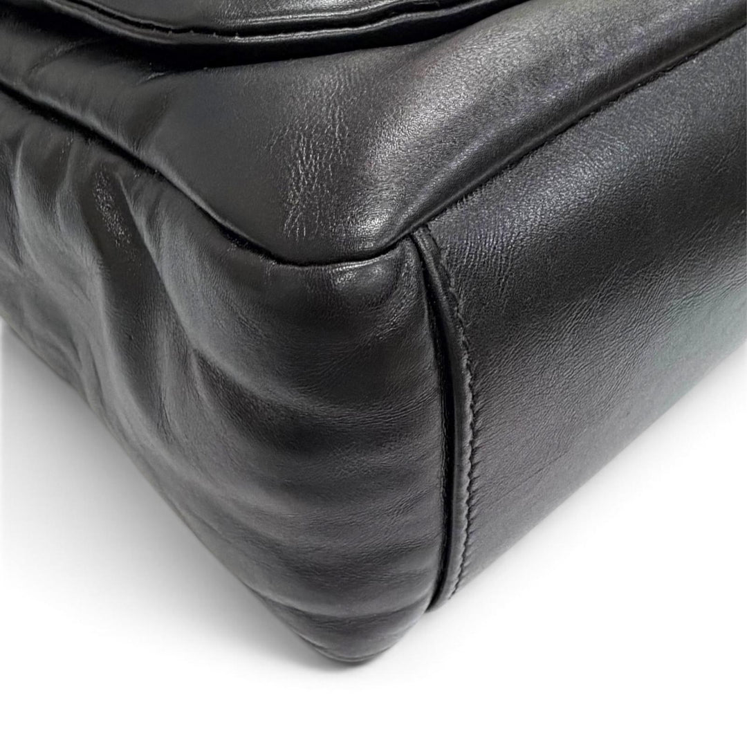 Excellent BALENCIAGA Shoulder Bag MONACO Sling bag with one handle black 787896