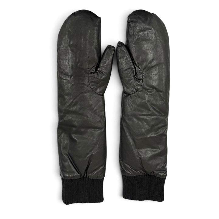 Great ISAMUKATAYAMA BACKLASH Down jacket mitten gloves black Kangaroo 1 L861-04