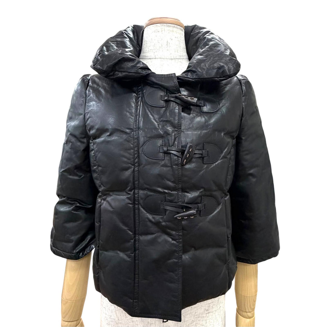Great ISAMUKATAYAMA BACKLASH Down jacket mitten gloves black Kangaroo 1 L861-04