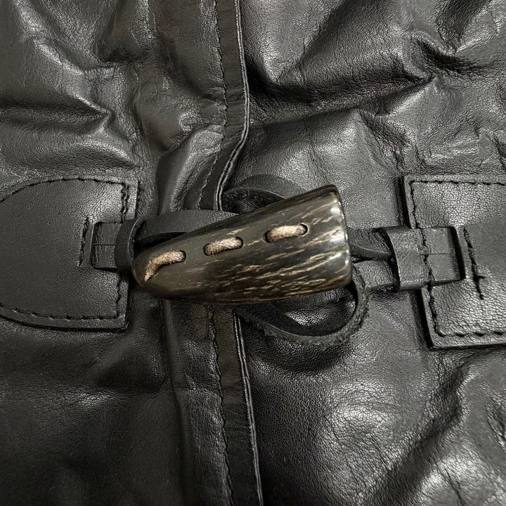Great ISAMUKATAYAMA BACKLASH Down jacket mitten gloves black Kangaroo 1 L861-04