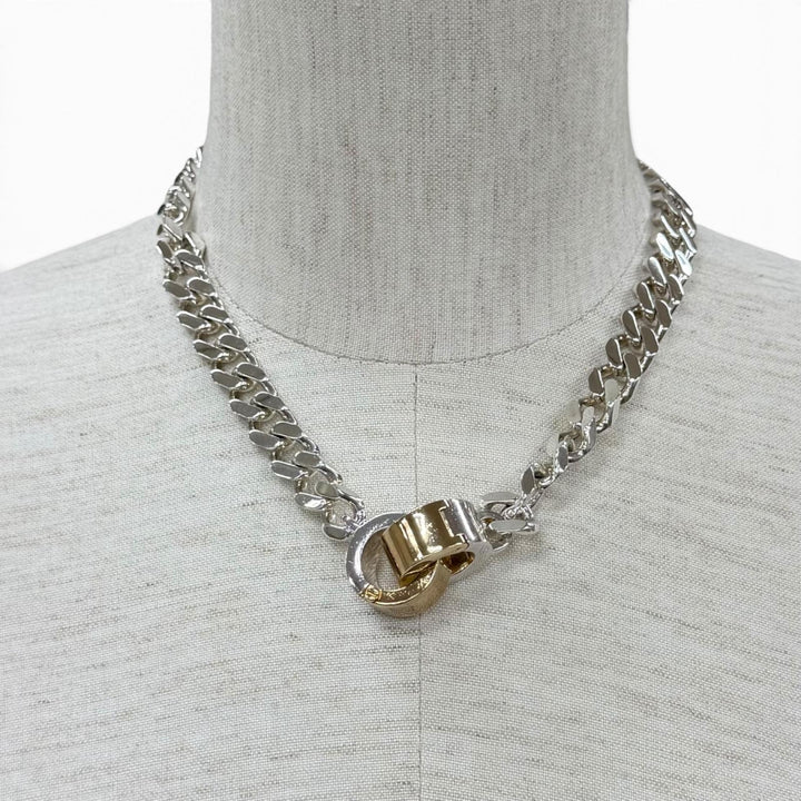Very Good BOTTEGAVENETA Necklace Chain Silver AG925 Women