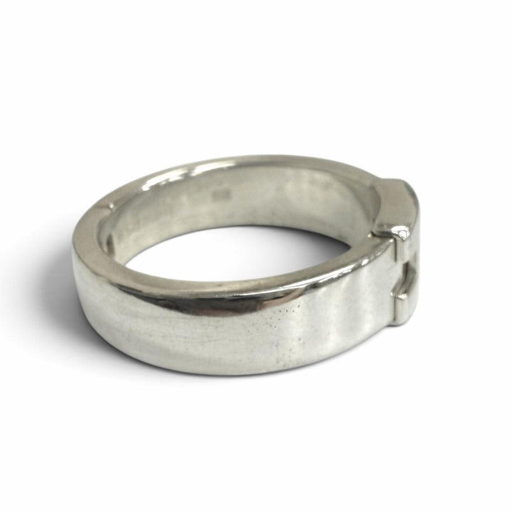 Excellent HERMES Ring ring New Hercules H logo Silver AG925 mens 52