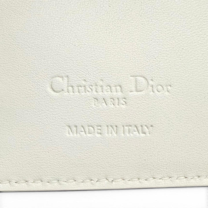 Excellent Christian Dior Lady Dior Dahlia Wallet Cannage All Star S6037ONTL