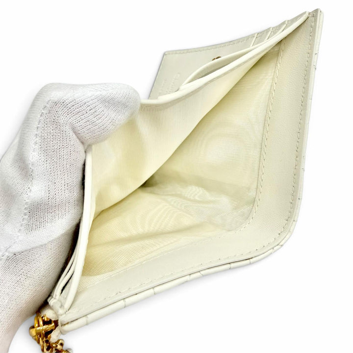 Excellent Christian Dior Lady Dior Dahlia Wallet Cannage All Star S6037ONTL