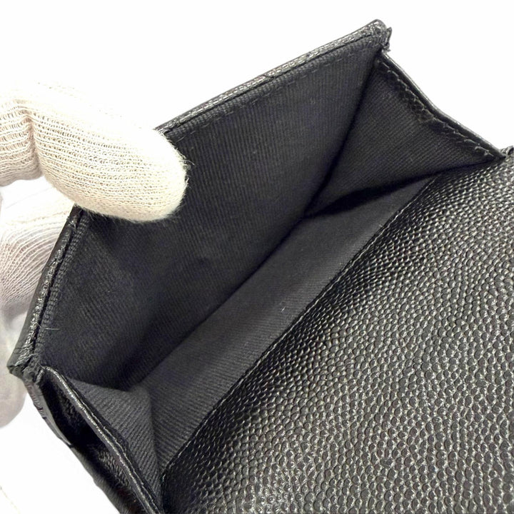 Excellent CHANEL Matelassé Timeless Classic Small Flap Wallet AP0230