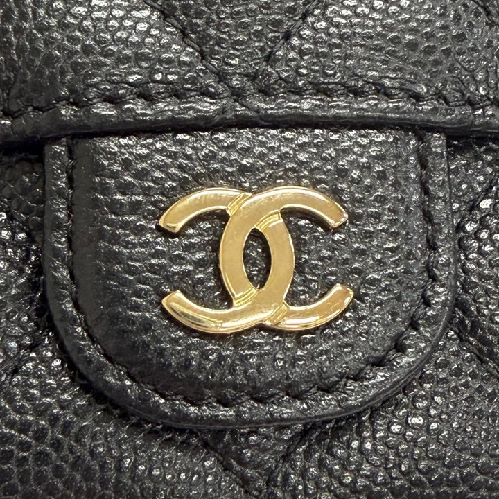 Excellent CHANEL Matelassé Timeless Classic Small Flap Wallet AP0230