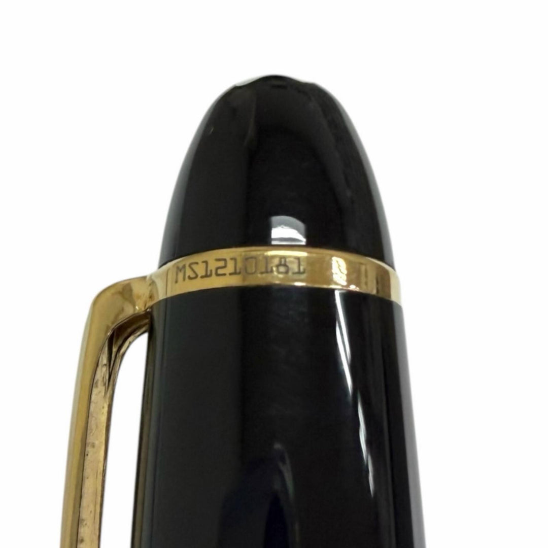 Great MONTBLANC fountain pen Meisterstück Pix Le Grand black 14K mens