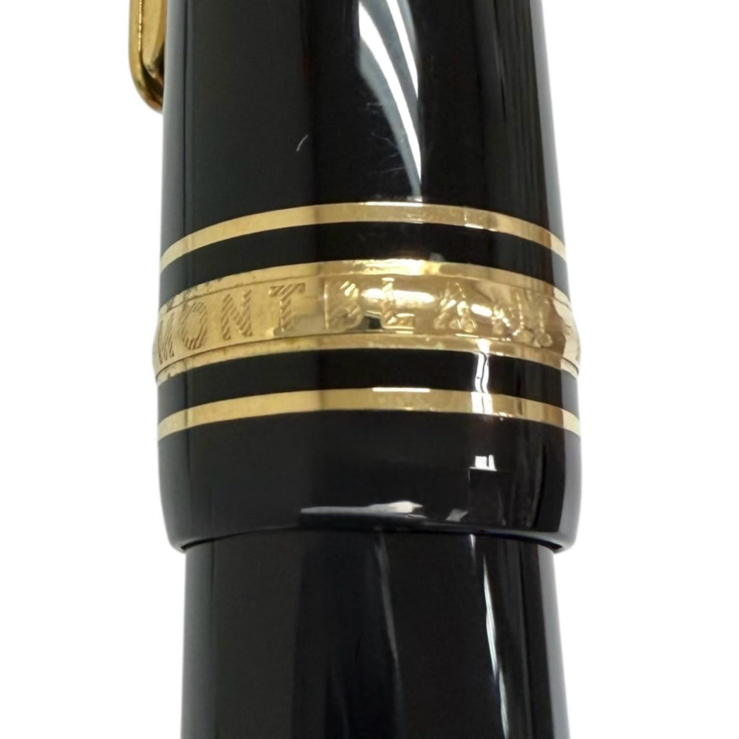 Great MONTBLANC fountain pen Meisterstück Pix Le Grand black 14K mens