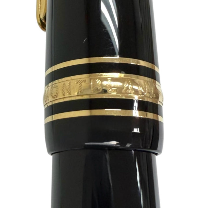Great MONTBLANC fountain pen Meisterstück Pix Le Grand black 14K mens
