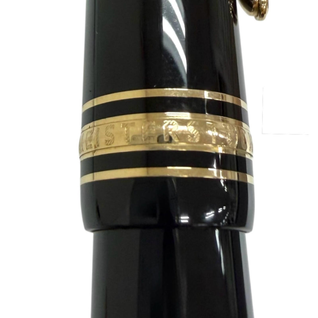 Great MONTBLANC fountain pen Meisterstück Pix Le Grand black 14K mens