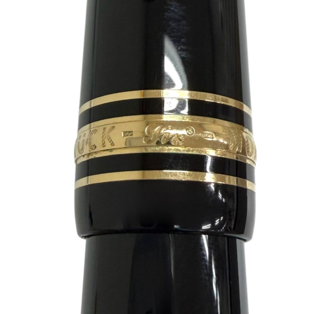 Great MONTBLANC fountain pen Meisterstück Pix Le Grand black 14K mens