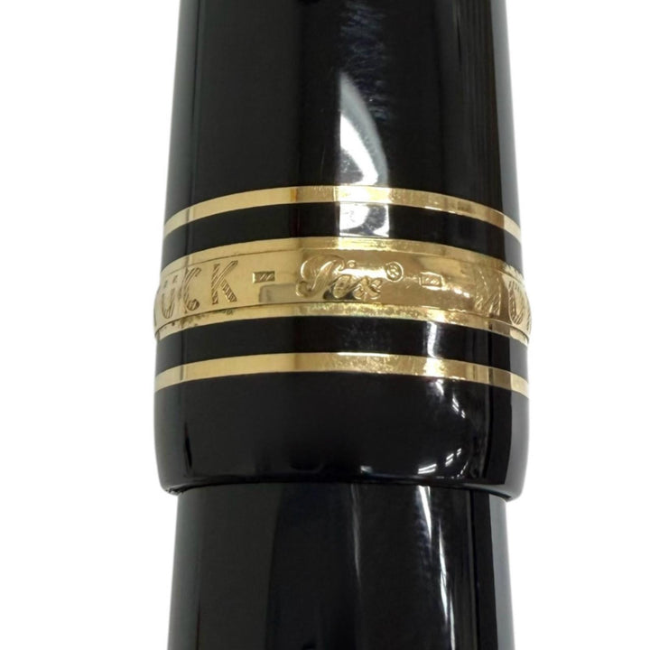 Great MONTBLANC fountain pen Meisterstück Pix Le Grand black 14K mens