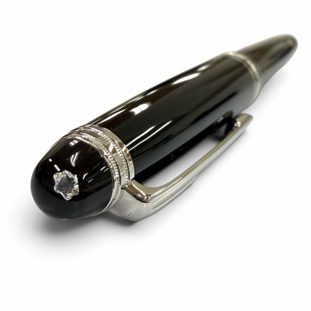 Excellent MONTBLANC Ballpoint pen Meisterstück Classic Pix White Star diamond