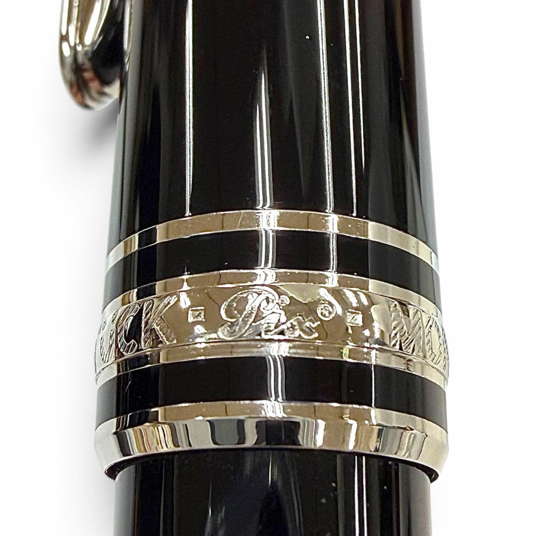 Excellent MONTBLANC Ballpoint pen Meisterstück Classic Pix White Star diamond