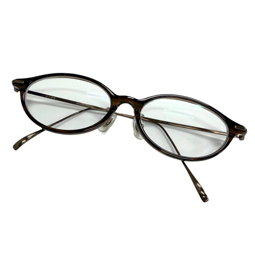 Great 金子眼鏡 Glasses Purchased in September 2025 Clear brown mens KM-96L